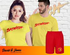 Baywatch Fancy Dress - Adults - Ladies Dress Up - Mens Cosplay - Unisex - Top &