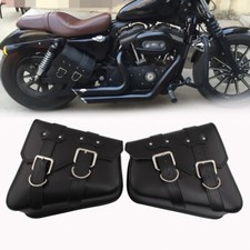 Motorcycle Saddle Bags Side PU