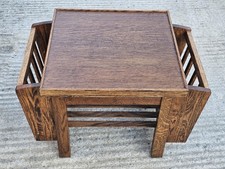 Vintage Solid Oak Coffee Table