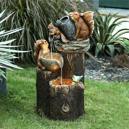 Solar powered squirrel led - powered,