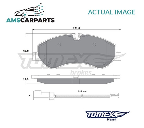 Brake pads set braking pad - brake,