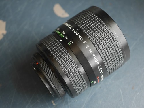 Hanimex 500mm mirror lens 8 - mirror,