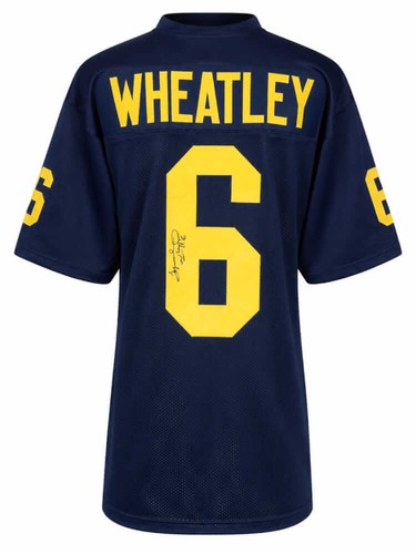 Tyrone wheatley signed navy - wheatley,