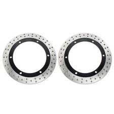 Pair Wavy Front Brake Discs