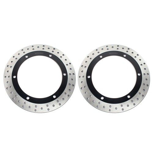 Pair wavy front - front, brake