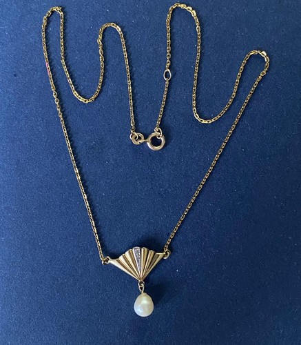 9ct gold adjustable - , necklace