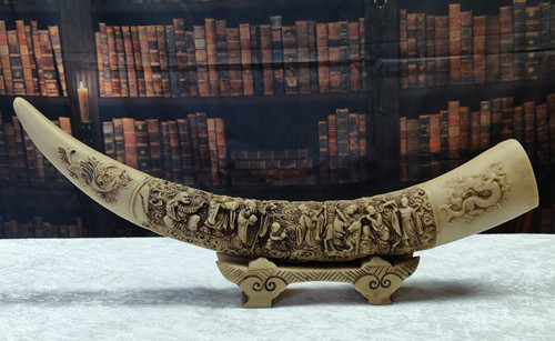 Signed antique japanese - signed, carved
