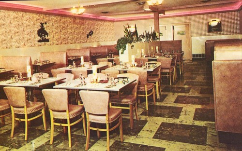Vintage postcard interior - vintage,