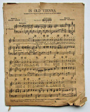 In Old Vienna - Vintage Sheet