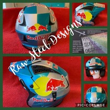 Airbrushed Motorbike helmet Please Read Details.