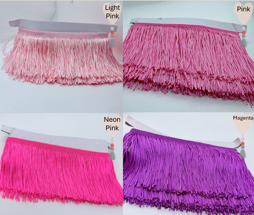 Tassel fringe 9cm drop - 9cm,