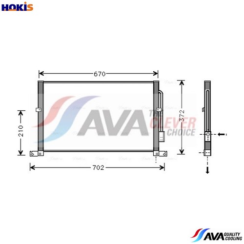 Condenser air conditioning - air,