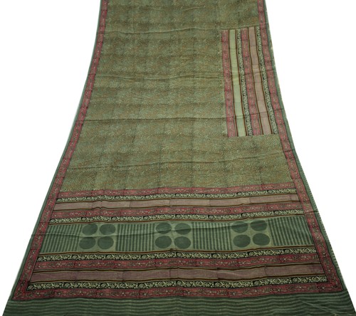 Sushila vintage green saree - sushila,