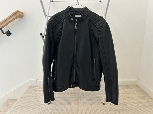 Zara black faux leather - zara,