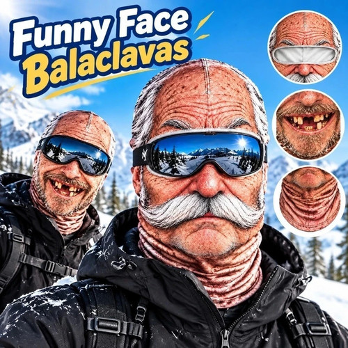 Funny face ski - face, mask