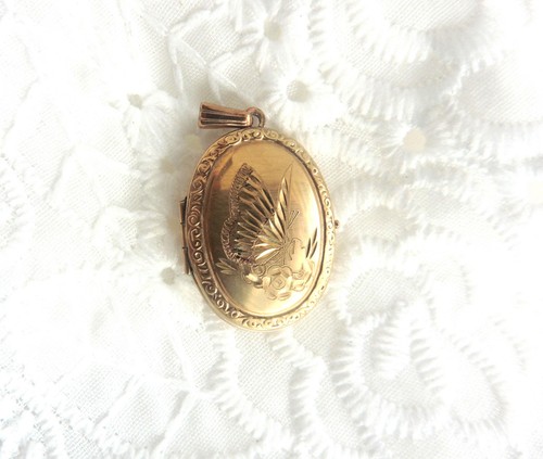 9ct yellow gold - , butterfly