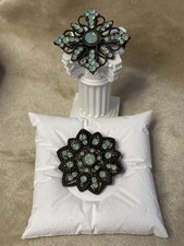 Antique Edwardian Blue Opal