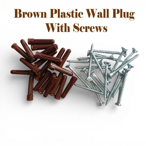 Brown wall plugs with - brown,