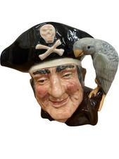 Royal Doulton Long John Silver Large Toby JUG D6335 Pirate Parrot Design 1951