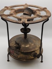 vintage Heathware brass kerosene pressure stove.