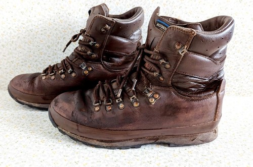 Brown altberg defender boots - brown,