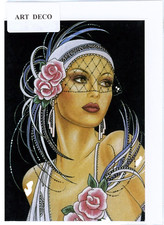 Art Deco 1920's style greeting