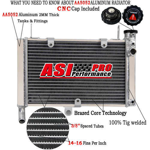 Aluminium radiator for - radiator,