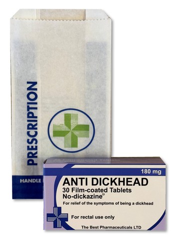 Anti dickhead novelty - anti,