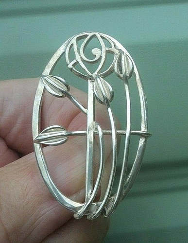 Scottish silver brooch - scottish,