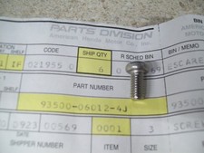 NOS OEM Honda Pan Screw 6x12 1969-1988 CB750 XR75 GL650 CBR1000 93500-060124J