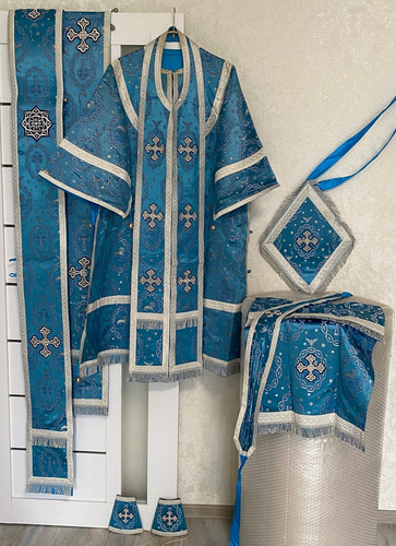 Vtg orthodox priest blue - vtg,