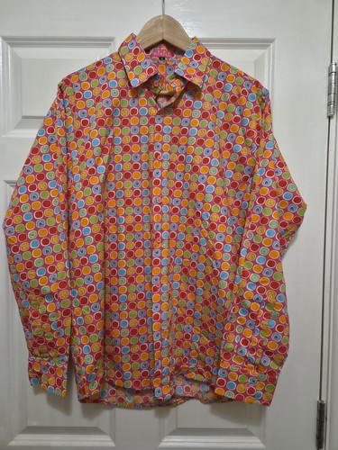 Mens vibrant pink geometric - mens,