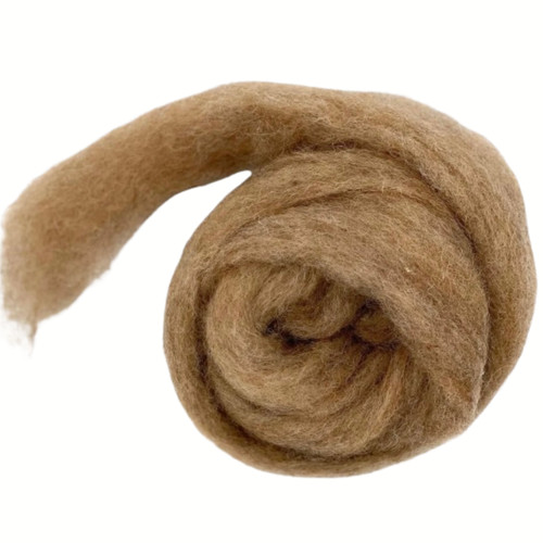 Corriedale carded wool sliver - wool,