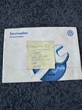 Mk3 Golf Service Book With
