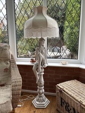 Standard Lamp With Female Figurine Base