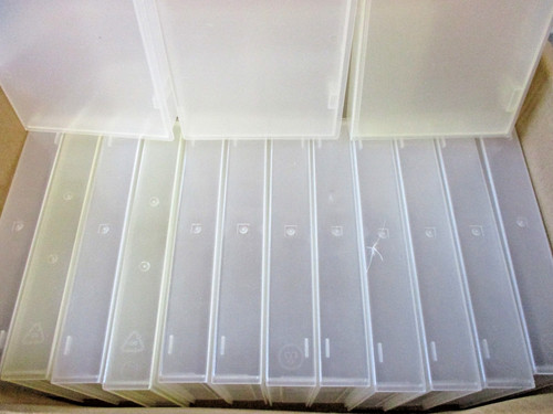 Clear video vhs empty - video,