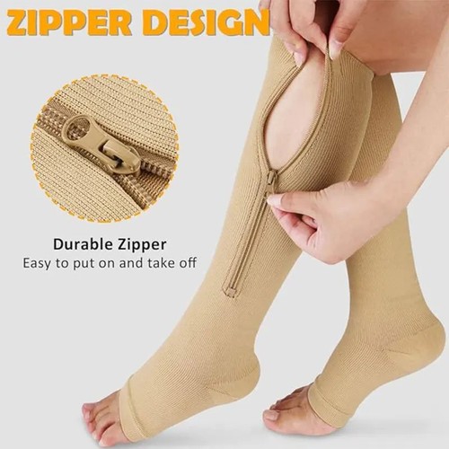 Zip compression socks - zip, closed