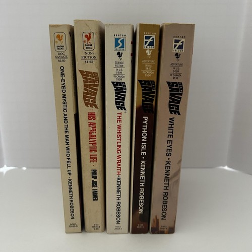 Vintage doc savage lot - savage, 5