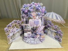 Pop up 3D gorgeous ginger kittens and puppy scene card 