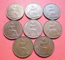 High grade/scarcer George V & George VI pennies - select a date from the list