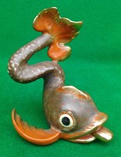 HEREND KOI CARP FIGURINE.