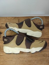 Nike Air Rift Suede (2003) Trainers Split Toe Brown Size UK 6 - Rare Vintage