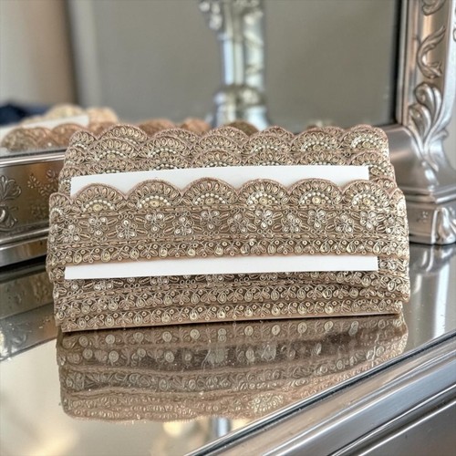 Indian net lace trim - indian,
