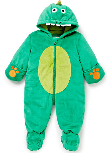 New dinosaur snowsuit - new,
