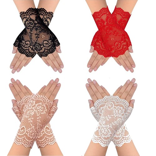 Pairs women lace gloves - 2,