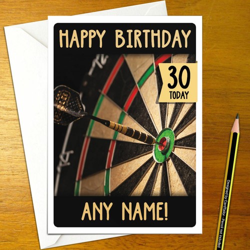 Darts personalised birthday - personalised,