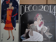 TWO old Art Deco Calendars -