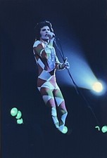 Queen Freddie Mercury Transparency Photo Original On Stage Image Circa 1970's