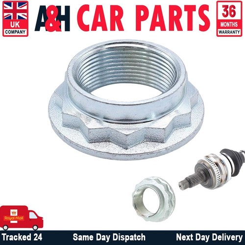 Rear wheel axle nut - rear, fits