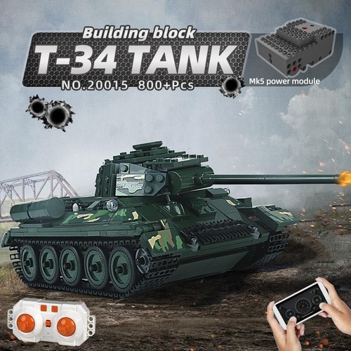 Mouldking tank soviet t34 - tank,